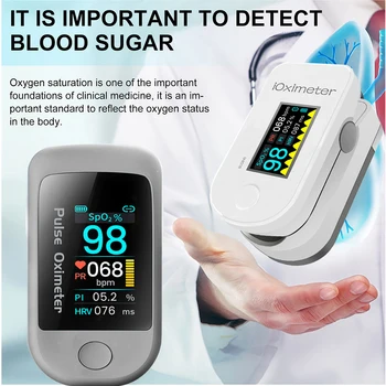 

IPS Digital Bluetooth fingertip pulse oximeter HRV SpO2 PR Heart rate variablity Blood Oxygen Meter Heart Rate Saturation Monito