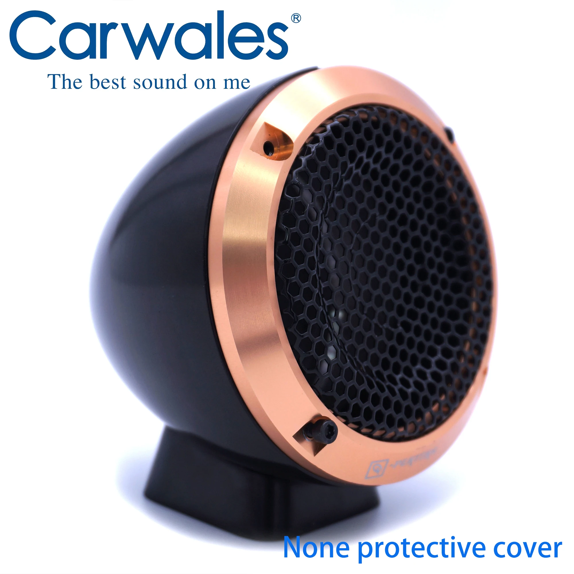 

Car Audio Modified 3.5 " Midrange Speaker Combination Kit Treble with Aluminum Boxes Support Shell Stand Base