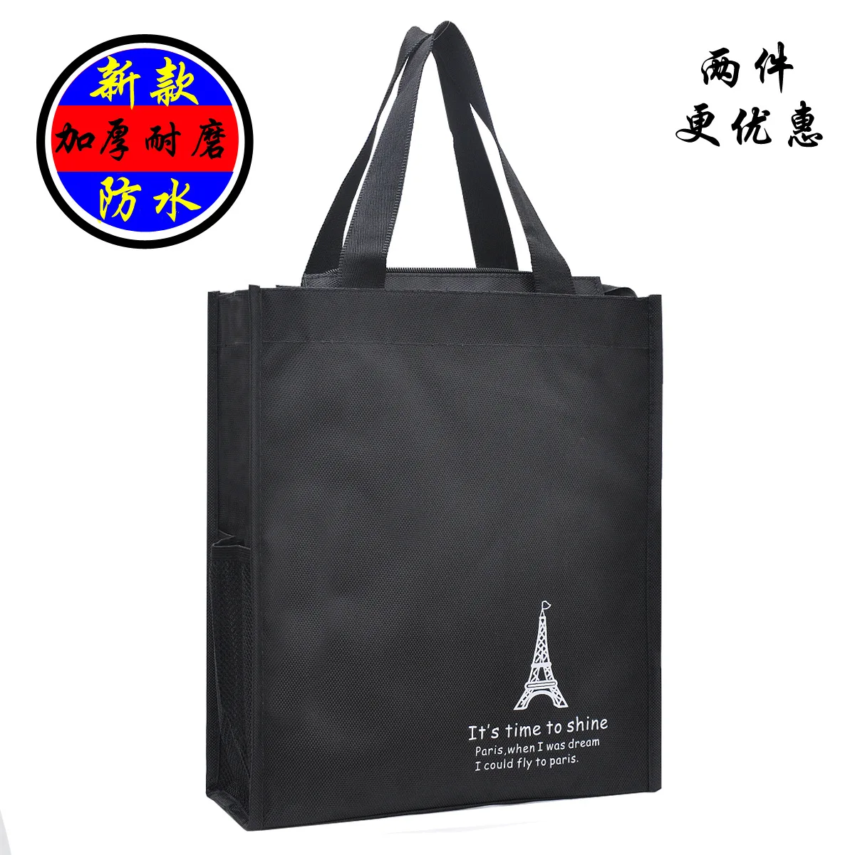 

Waterproof Oxford Cloth A4 Bag File Holder Large Size Zipper Carry Bag Students Book Bag Tutorial Makeup Missed Lessons Bag