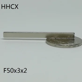 

100pcs/lot magnet 50*3*2 N35 Strong NdFeB Rare Earth Magnet 50x3x2 Neodymium Magnets for moto