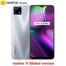 Global Version Realme 7i 7 i 4GB 64GB Smartphone MTK Helio G85 6.5 Inch Screen 48MP AI Triple Camera 18W Fast Charging 6000mAh