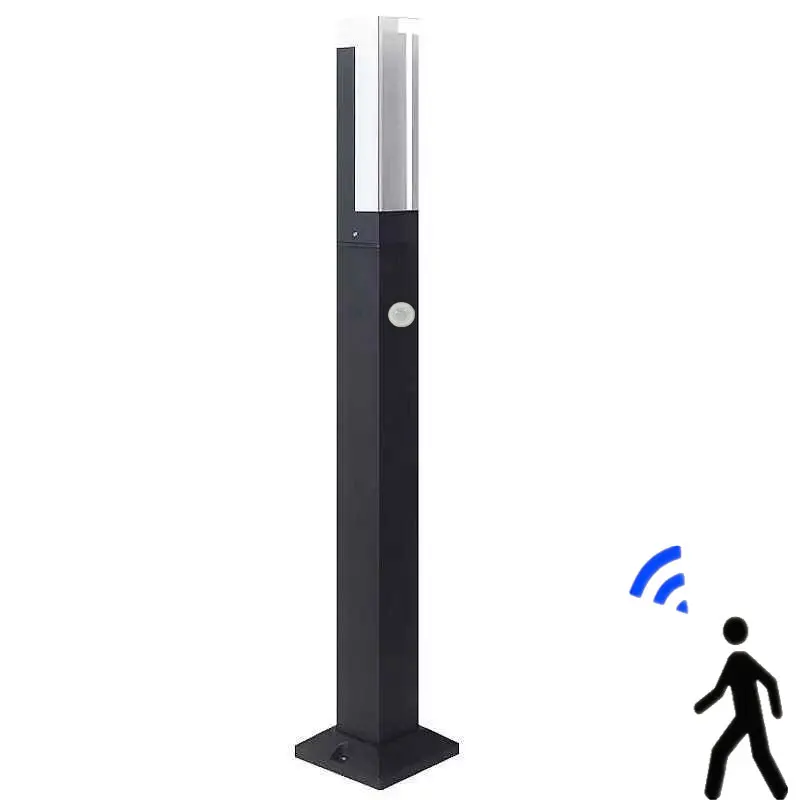 Outdoor Motion Sensor 5W LED Lawn Lamp Waterproof IP65 Aluminum Acrylic