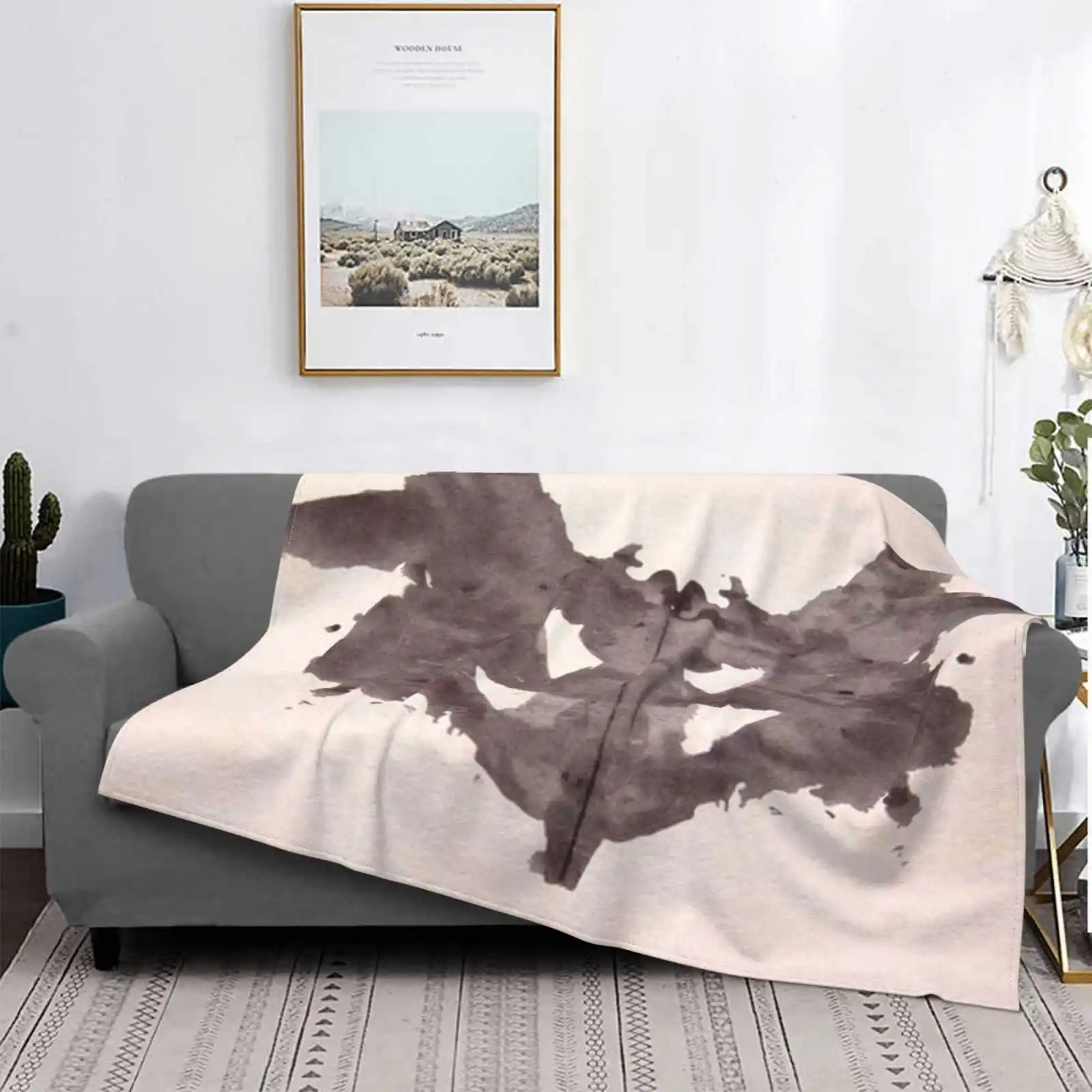 Одеяло Inkblot First Blot Rorschach модное мягкое одеяло с воздушным кондиционированием