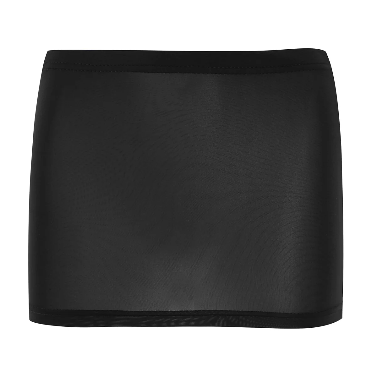 Womens Candy Colors Mini Skirt Party See-through Transparent Micro Miniskirt Sexy Ladies Female Evening Party Clubwear Skirts