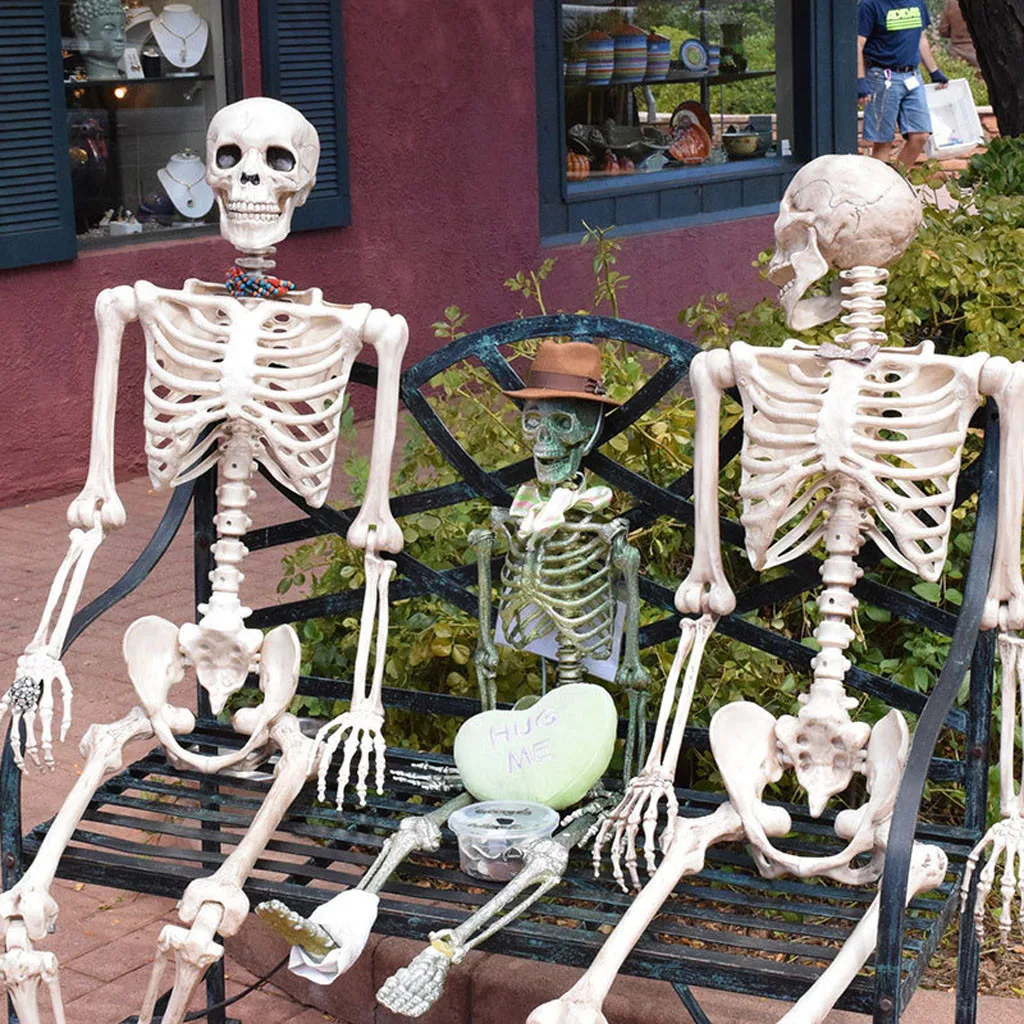 

Maximum Supplier 1Pcs Halloween Prop Human Skeleton Full Size Skull Hand Life Body Anatomy Model Decor FW3