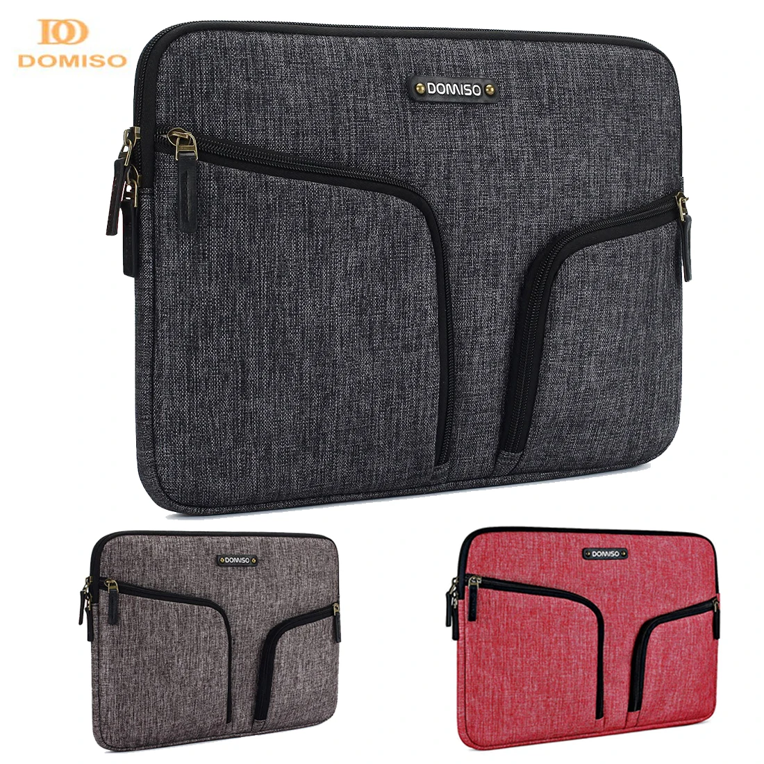 Водонепроницаемый холщовый чехол domio 10 11 13 14 15 6 дюйма для ноутбука с задней ручкой