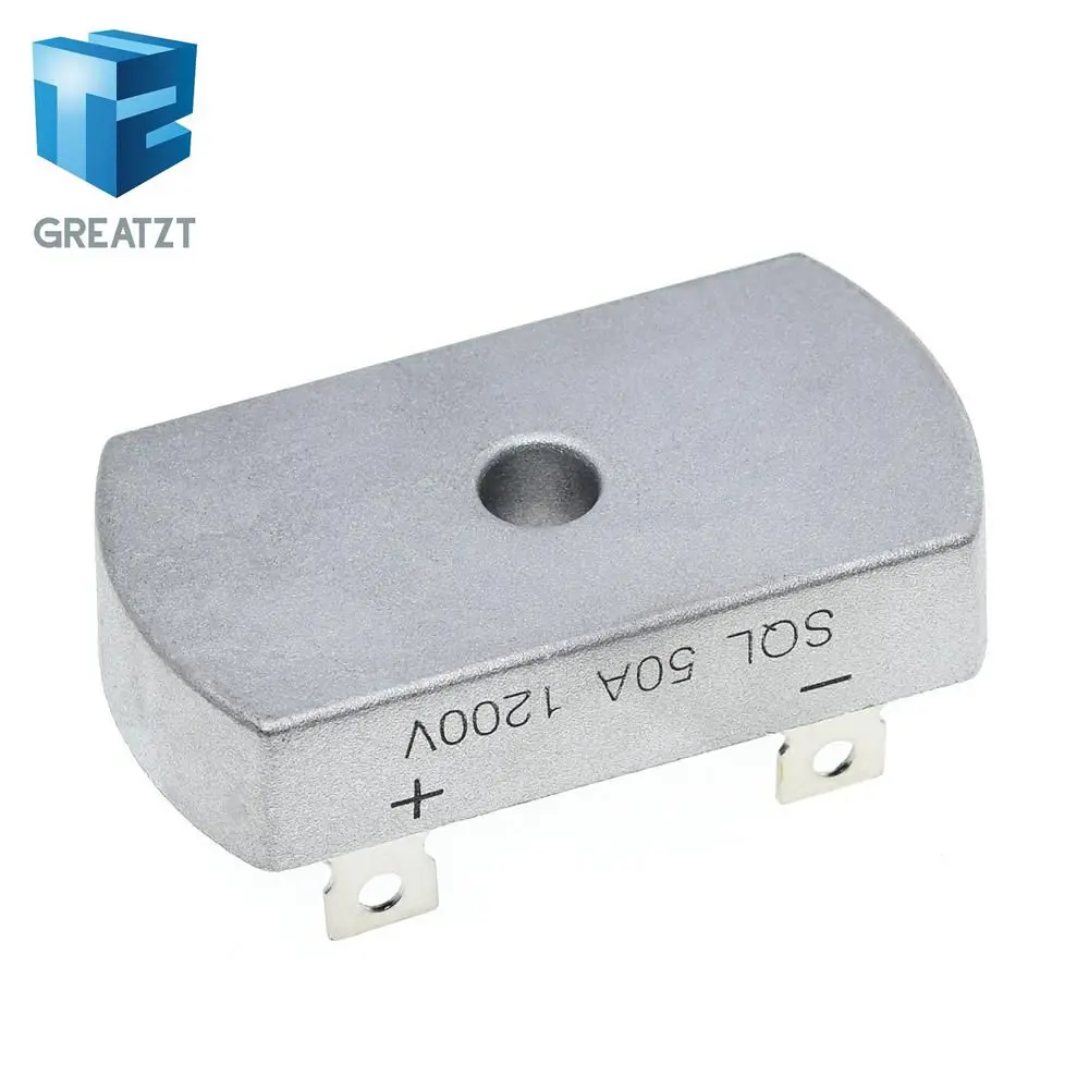 50A 1200V Aluminum Metal Case 3 Phase Diode Bridge Rectifier 50Amp SQL50A Module