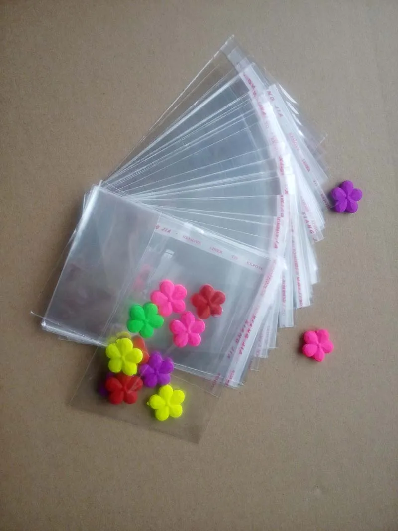 

2000PCS 7*9cm Clear Resealable Cellophane/BOPP/Poly Bags Transparent Opp Bag Packing Plastic Bags Self Adhesive Seal for gift