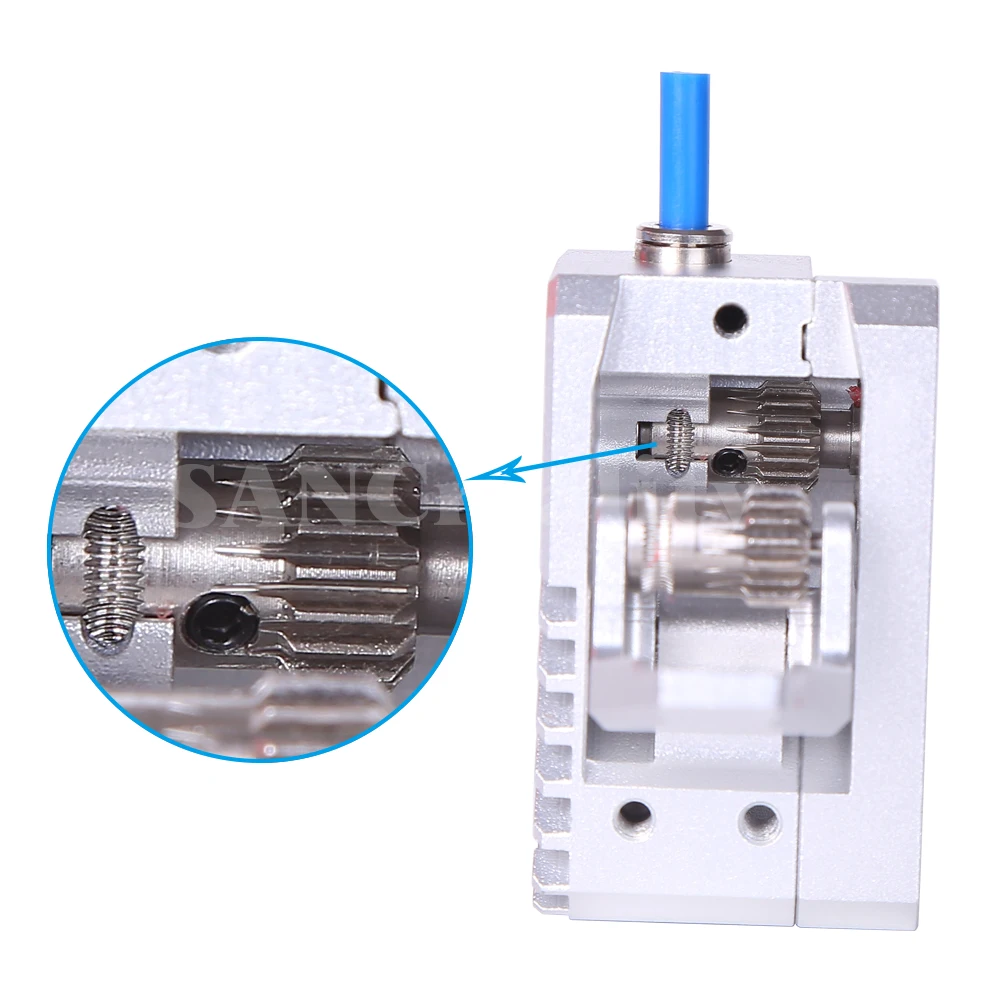 Cr-10 para Mk8 Extrusora Bowden Duplo-drive Ender-3 All-metal Prusa i3 Mk3 Bmg 3d-printer - Imagem 5
