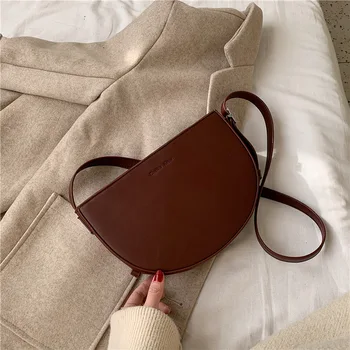 

Female Solid Crossbody Bags For Women 2020 Leather Luxury Handbags Designer Sling Sac A Main Ladies Hand Shoulder Messenger Bag