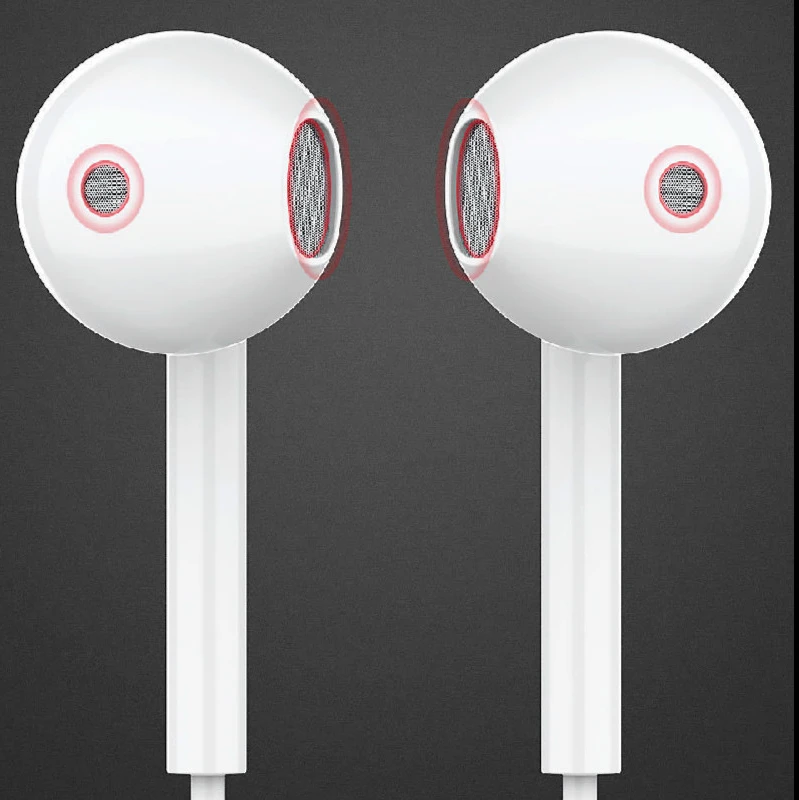 

3.5mm HD music headphones, pure copper ring, composite membrane speaker, dual-hole bass filter noise