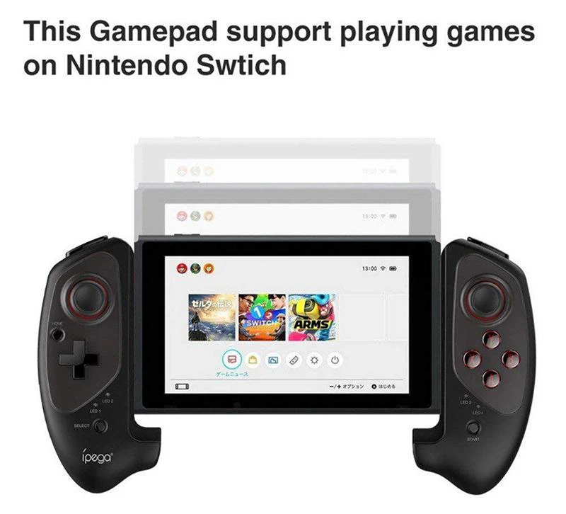 PG 9083 bluetooth sem fio gamepad telescópico