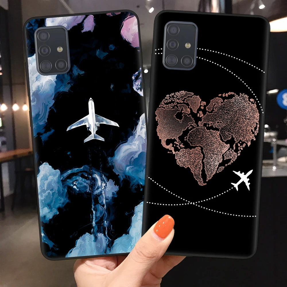 Чехол для телефона World Map Travel Just Go чехлы Samsung S20 Ultra Plus A10 A20 A30 A40 A50 A70 чехол A51 A71