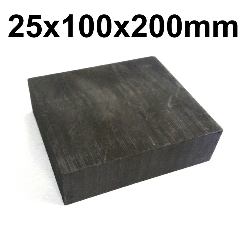 

25mm x 100mm x 200mm Graphite Block Plate Sheet Blank