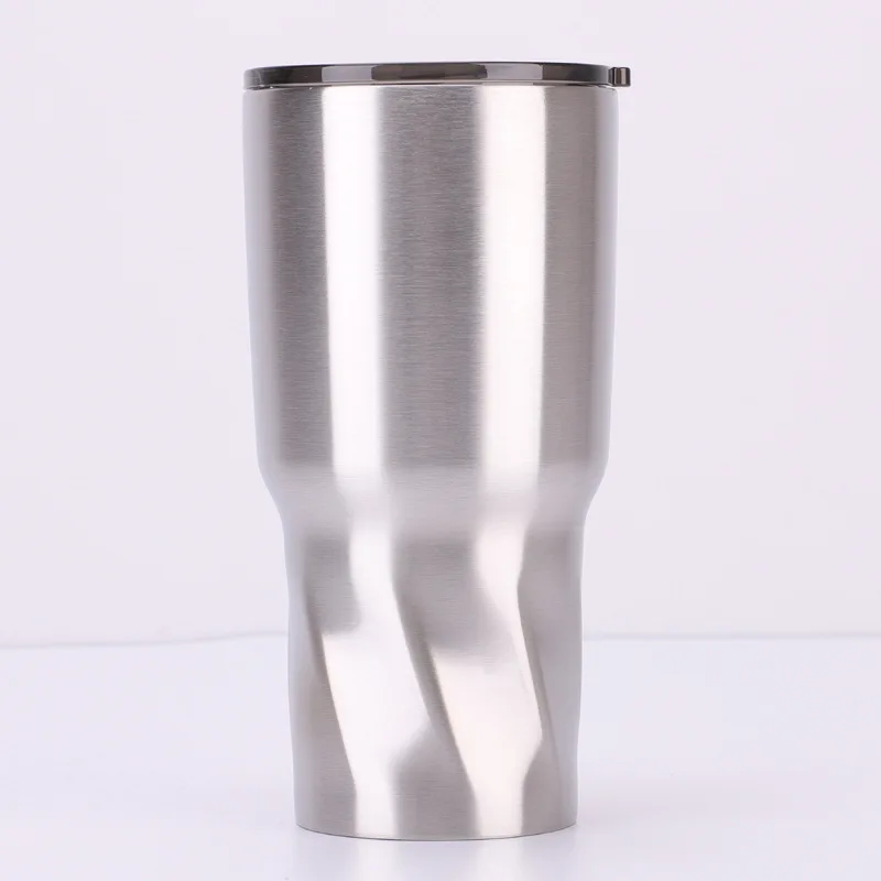 

Creative new 30oz twist insulation car cup Double stainless steel diamond ice cube wholesale custom
