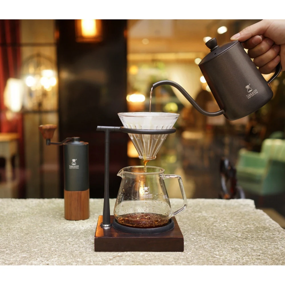 

Ice Pupil Glass Reusable Coffee Funnel Filters Cup Drips By Hand Portable Utensils Accessories for Trave Office Kitchen House