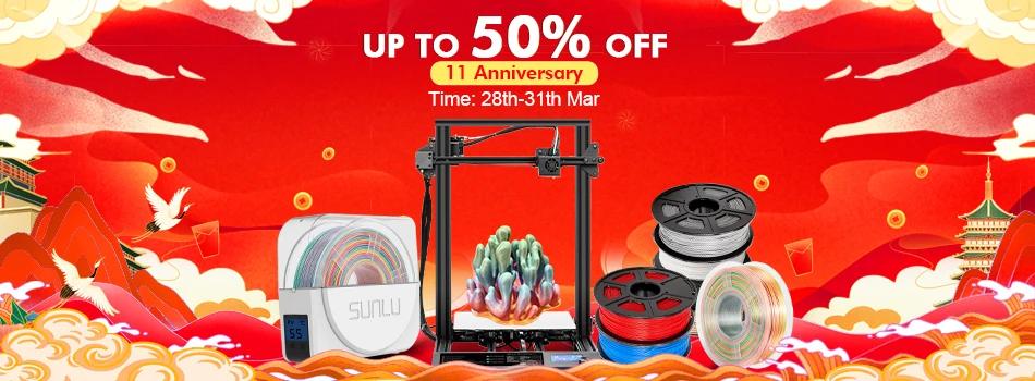 Filamento petg da transluciência de sunlu para