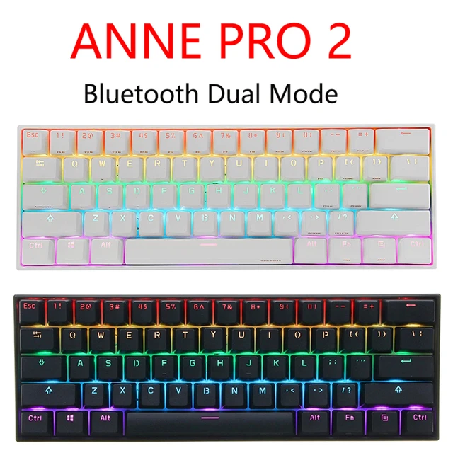 Anne Pro 2 is a wired/wireless mechanical keyboard