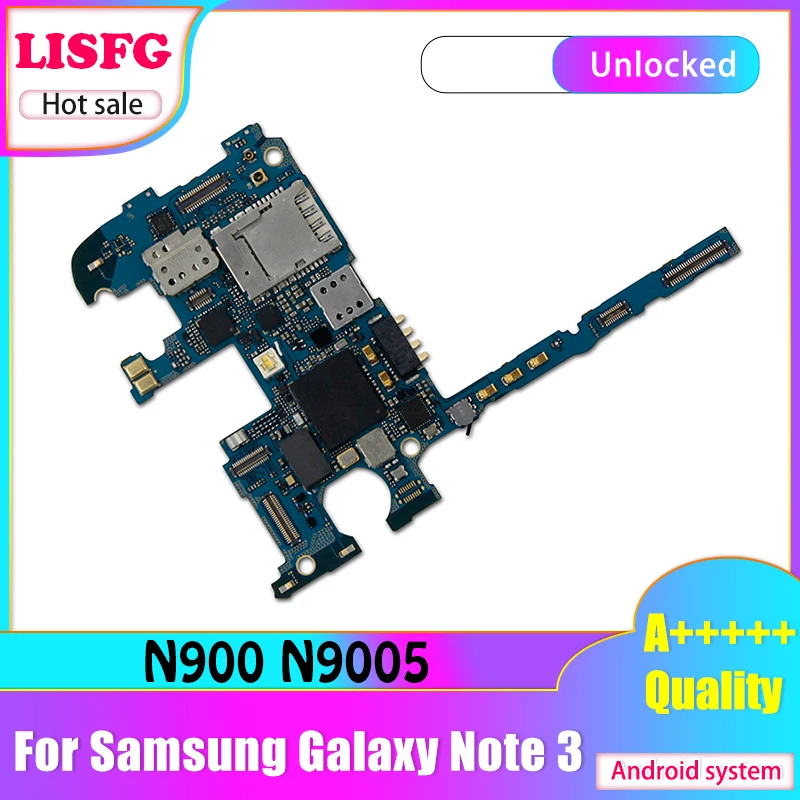 Европейская версия полностью рабочий б/у оригинальная плата для Samsung Galaxy Note 3 N900