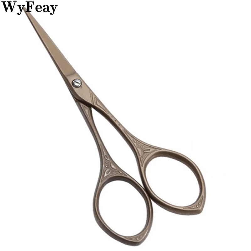 Sewing Scissors Tailor Scissors Craft Scissors Sewing Supplies Retro Vintage Scissors Flower Pattern Needlework Embroidery Stainless Steel Tailor's Scissor Thread Trimmer Sewing Tools 1 Pcs