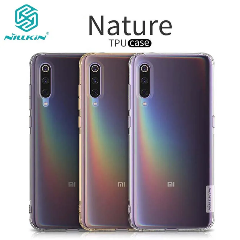 

Nillkin Nature TPU for Xiaomi Mi 9 Case Cover 6.39'' Crystal Transparent Soft Silicon Back Cover for Xiaomi Mi9 Mi 9 Case Capa
