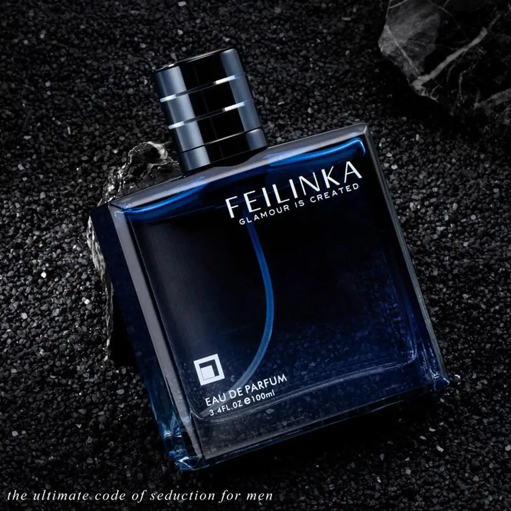 Яркий гламурный 100 мл мужской парфюм классический Кельн дерево длительный джентльмен мужской аромат спрей Parfum - Цвет: blue