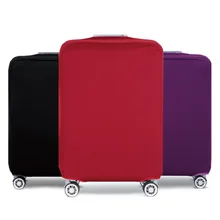 Дорожный чемодан портативный пылезащитный чехол для чемодана, эластичное покрытие, подходит для 18-32 дюймов, чистый цвет, аксессуары, багажная крышка