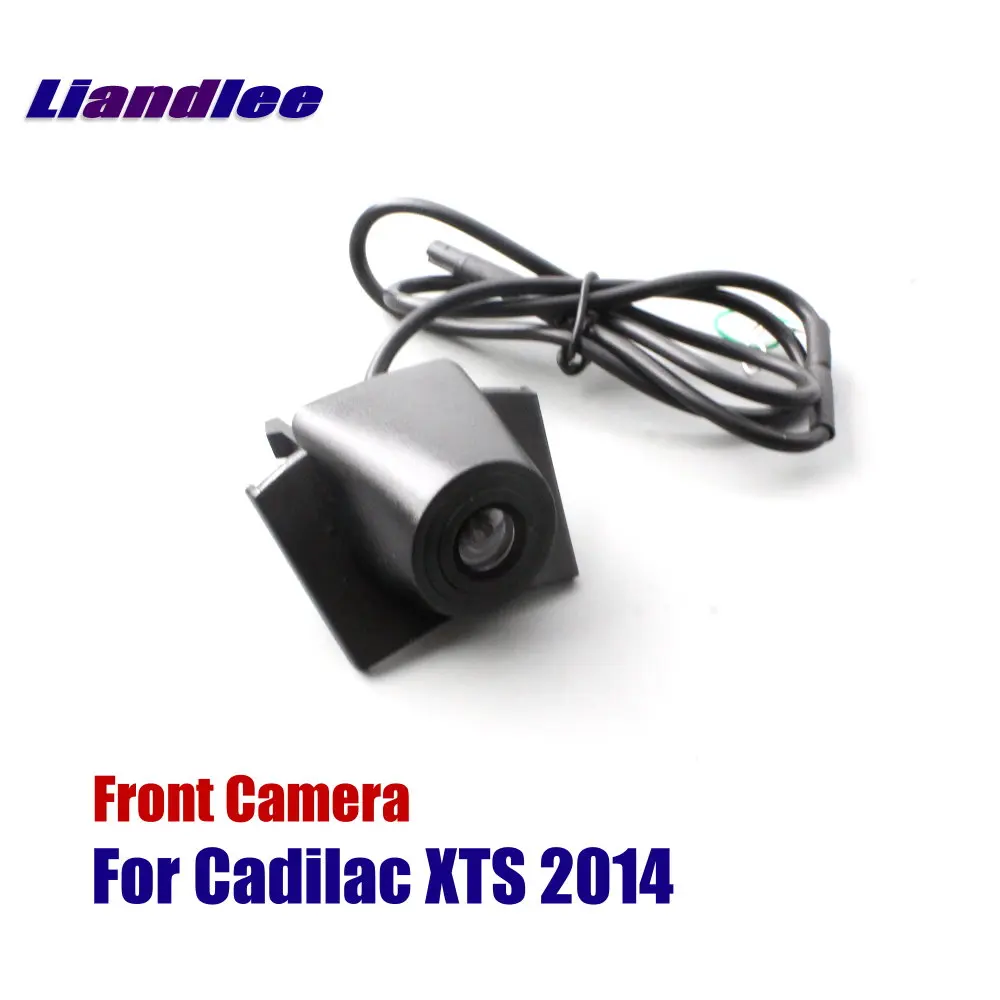 Liandlee Автомобильная Камера Переднего Вида Для Cadilac XTS автомобильная парковочная Водонепроницаемая камера с широким логотипом