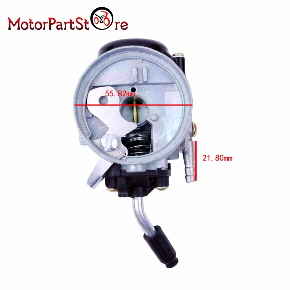 Карбюратор ПОДХОДИТ для 49cc 66cc 80cc W/дроссель 2 тактный двигатель мопед
