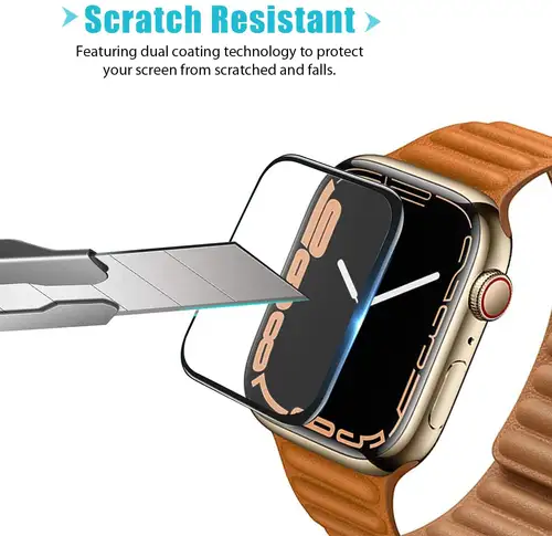 Screen Protector for Apple Watch Series 7 8 9 45mm 44mm 40mm iWatch 6 SE 5 4 3 42mm 38mm 41mm Soft Glass Apple Watch Accessories - Image 6