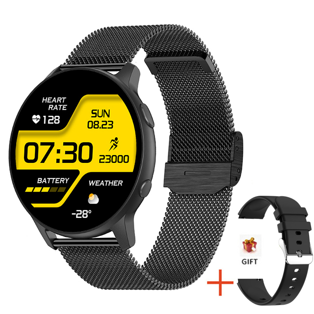 New Smart Watch Women Heart Rate Blood Pressure Information Reminder Sport Fitness Full Touch Screen Ladies Smartwatch+box
