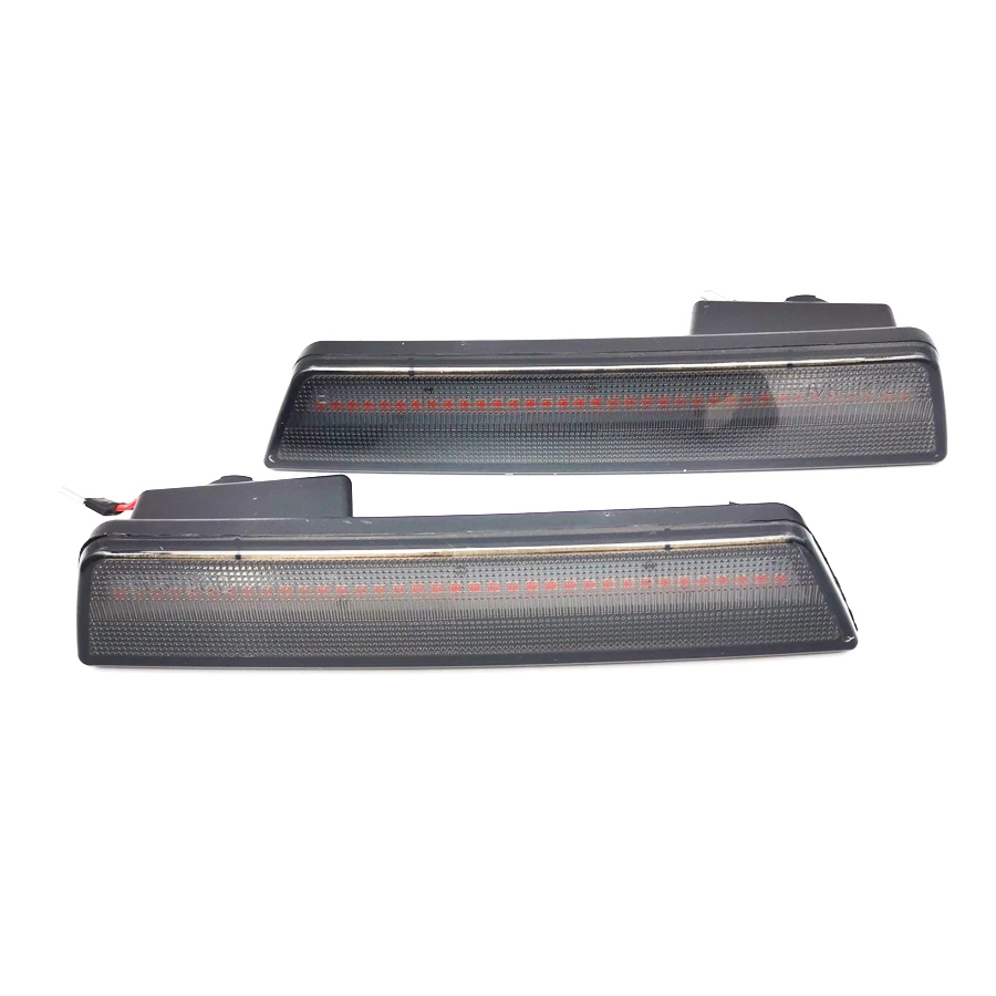 

1 Pair Red color Smoked shell Rear Side Marker LED Light 12V For Dodge Charger 2011-2014