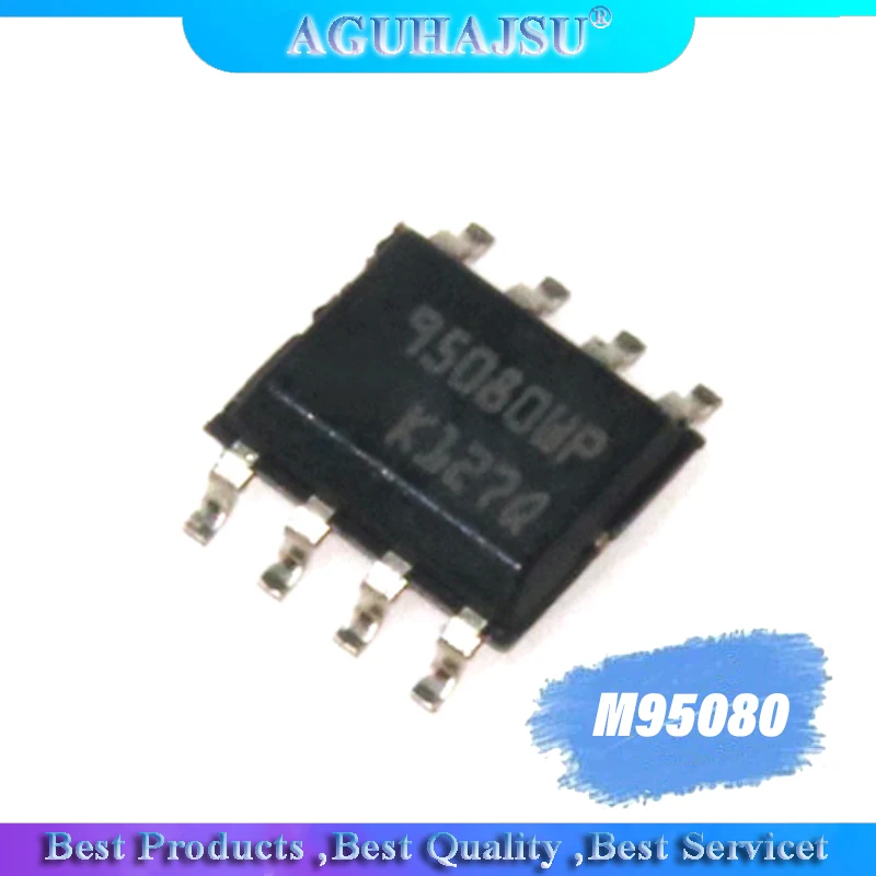 5pcs/lot M95080-wmn6tp 95080wp 95080 Eeprom 8kbit 10mhz Sop8 Ic Best ...