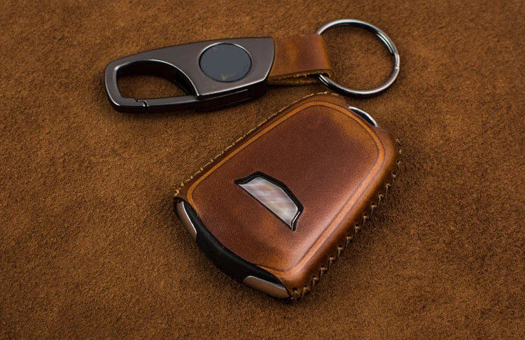 Чехол для автомобильного ключа в стиле ретро из натуральной кожи, чехол для пульта дистанционного управления, умный ключ для Cadillac VT6 XT5 XTS ATSL ATS SRX XT4, защитная сумка