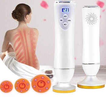 

Electric Slimming Massager 3 Modes Frequency Vibration for Dredge Meridians Cupping Lymphatic Meridian Neck Back Body Massager