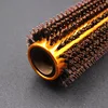5pcs set Wooden Handle Hair Rolling Brush Natural Boar Bristle Round Brush For Hair Drying Styling Curling 4