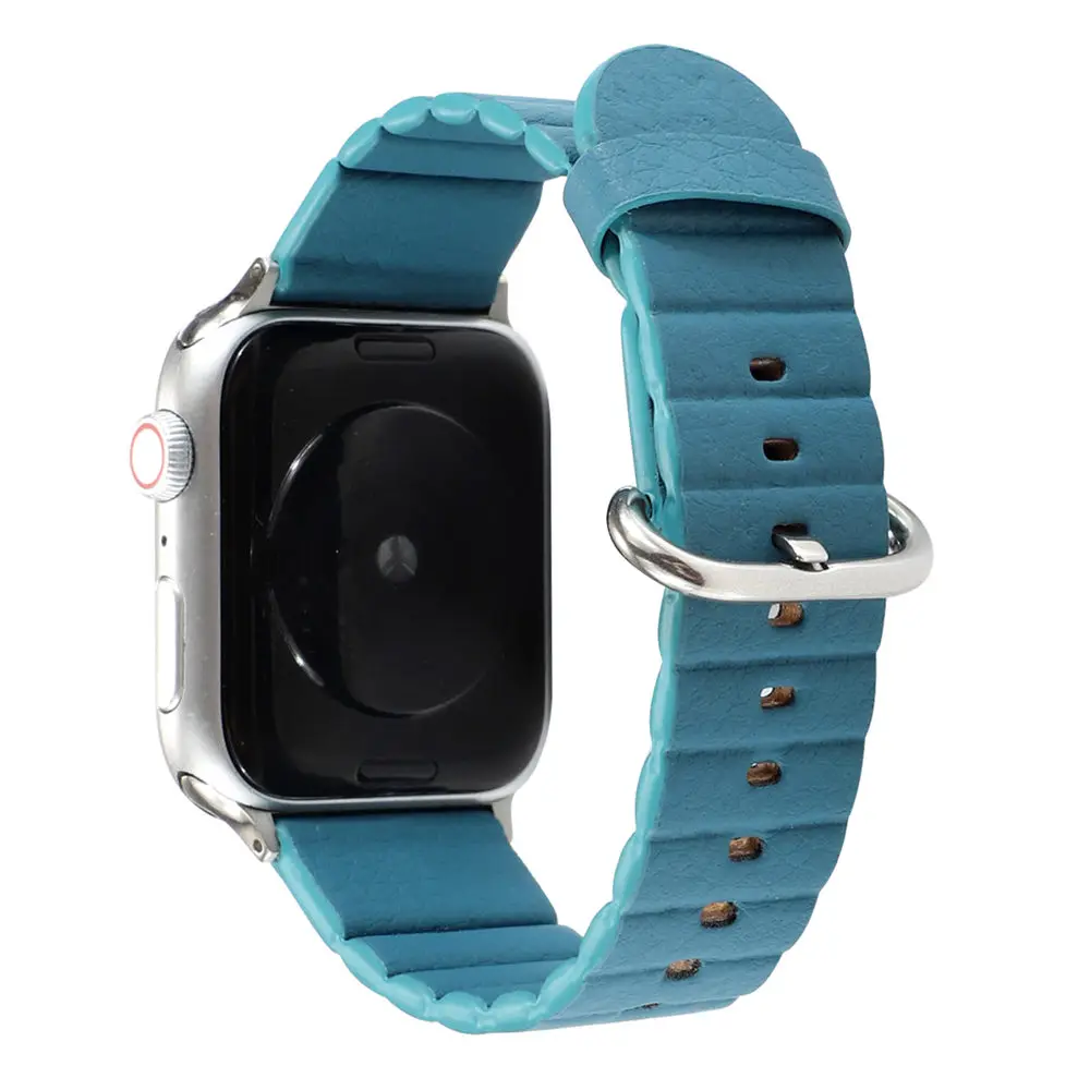 Цветной кожаный ремешок-петля для Apple IWatch 42 мм 38 мм 40 мм 44 мм ремешок для Apple Watch серии 5 4 3 2 1