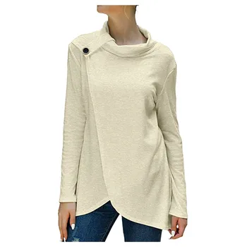 

Women Turtleneck Tshirt Women Loose Lightweight Pullover Tunic Tops Women T Shirt