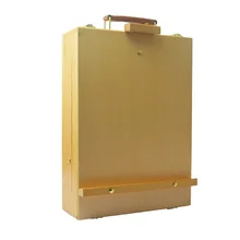 Настольный художественный чехол для художника, большой крашеный деревянный Настольный мольберт, палитра красок, Портативный Регулируемый Чехол для эскизов, аппаратные средства