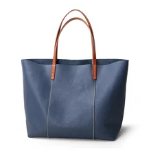 Женская сумка, роскошная сумка из натуральной кожи, Женская Повседневная сумка, женская сумка из воловьей кожи, растительного дубления, сумки через плечо для покупок