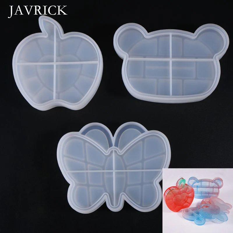 

UV Crystal Resin Decorative Craft DIY Bear Butterfly Storage Box Epoxy Mold Craft Tool DIY Accessories Jewelry Making Tool