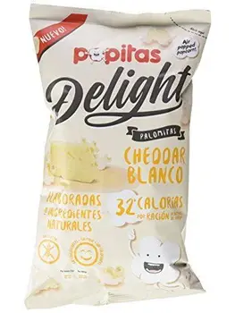 

Popitas Delight Sabor Cheddar Blanco - 70 gr [Pack de 5]
