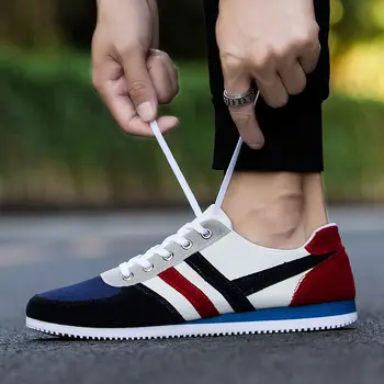 

Canvas shoes men 2019 new sports shoes Korean version of deodorant shoes youth street tide shoes men's shoes