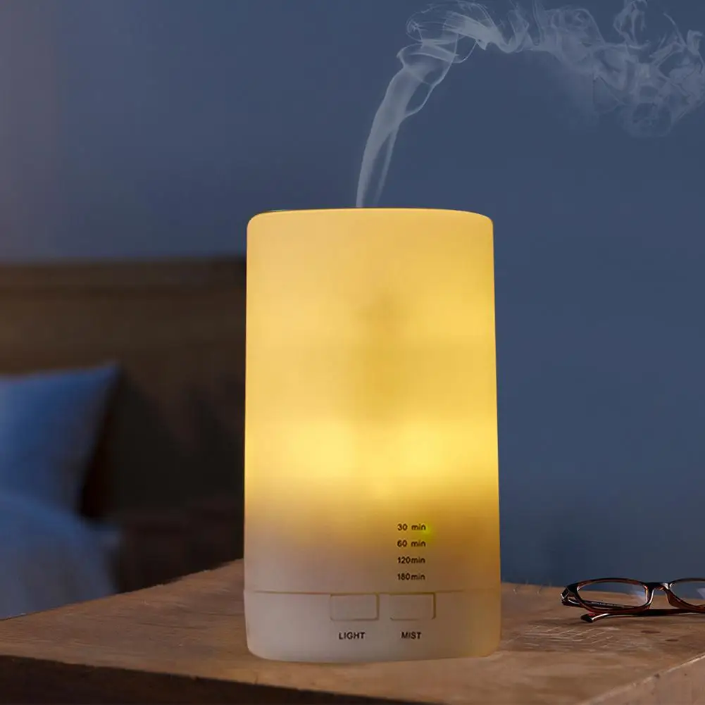 

70ml Mini USB Home Office Ultrasonic LED Light Humidifier Mist Aroma Diffuser for Home Car USB Fogger Mist Maker with LED Night