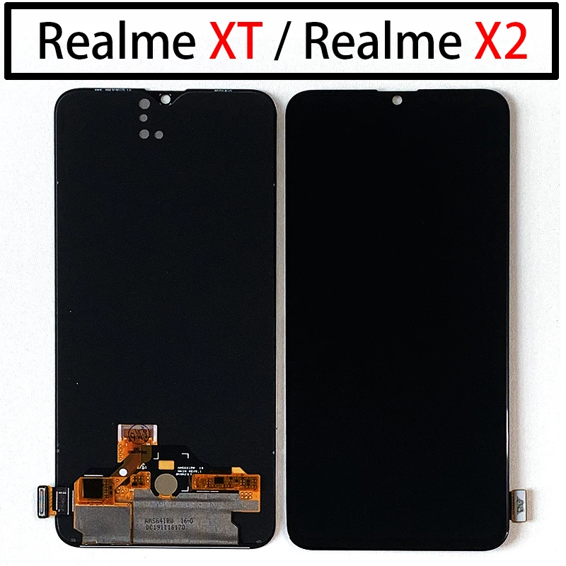 Оригинальный экран Realme XT 6 4 дюйма Super Amole для realme RMX1921 ЖК дисплей сенсорный