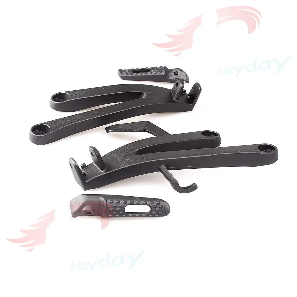 Черный задний Пассажирские подножки Скоба Подножка для HONDA CBR600RR F5 2007 2008 2009 2010 2011