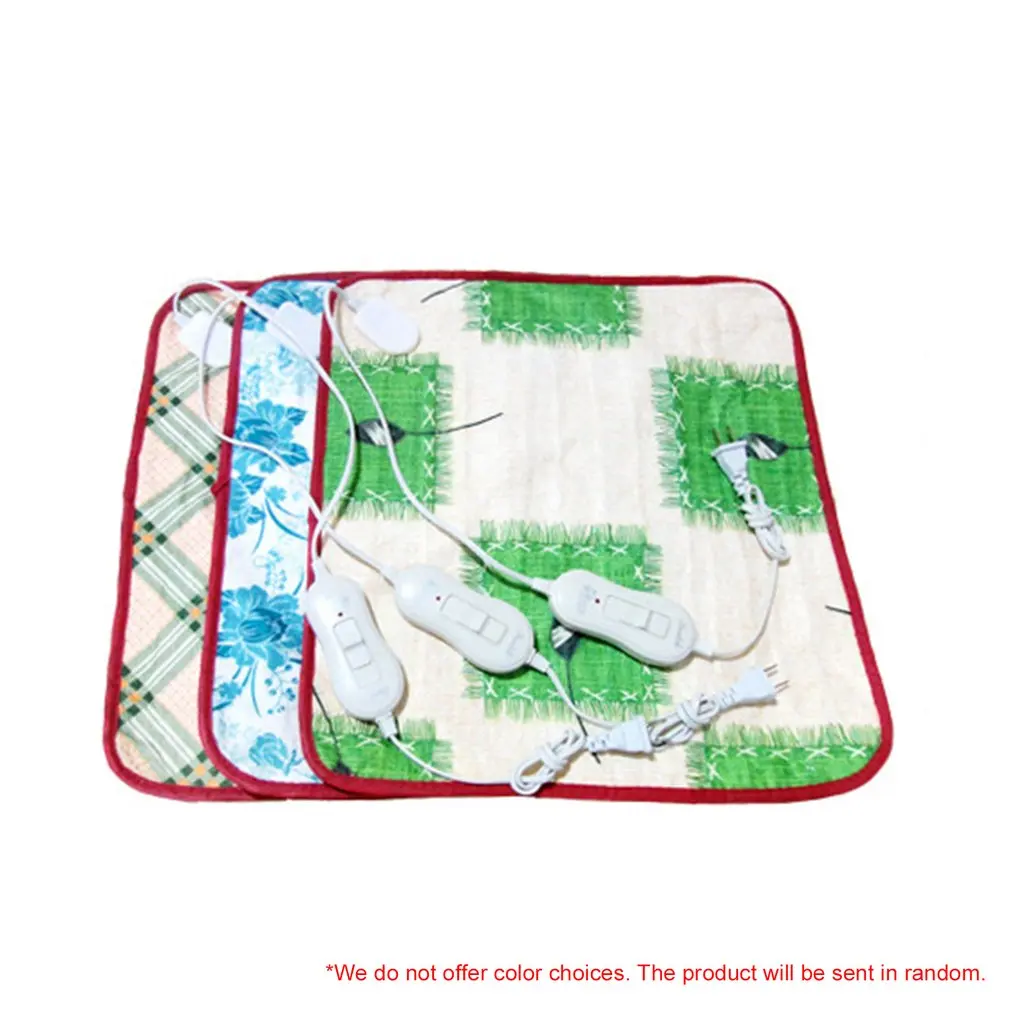 220V Electric Heating Pad Blanket Pet Mat Bed Cat Dog Winter Warmer Home Office Chair Heated Random Patterns | Дом и сад