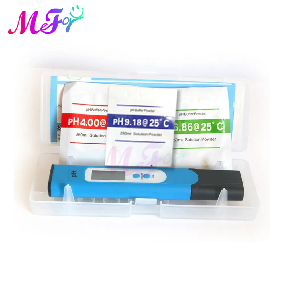 Portable Digital ATC PH Meter 0.00~14.00 Water Tester Pool PH Monitor With Case+Battery4.01/6.86/9.18 PH Meter Calibration Point|PH Meters| - AliExpress