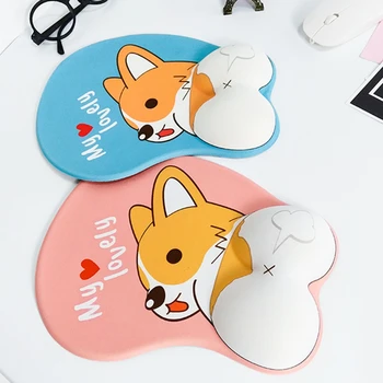 

Mouse Pad with Wrist Support Ergonomic 3D Mousepad Anime Corgi Dog Mousepad Y3ND