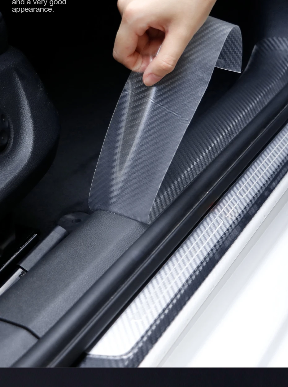 Car Door Protective Sticker Transparent Nano Tape 10m Car Stickers Styling Mouldings Auto Bumper Protector Films Anti Collision